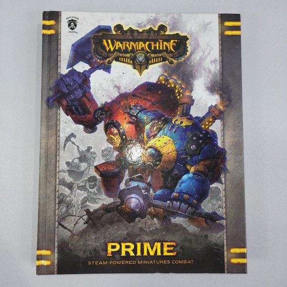 Warmachine Prime RPG Game Book Role Playing Hardcover Miniature Combat 386 Pages - Picture 1 of 1